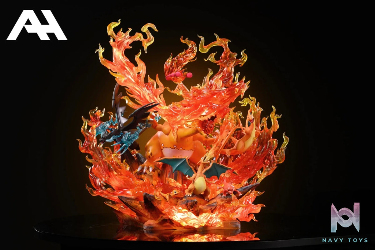 AH Studio – Pokemon Dynamax Charizard family