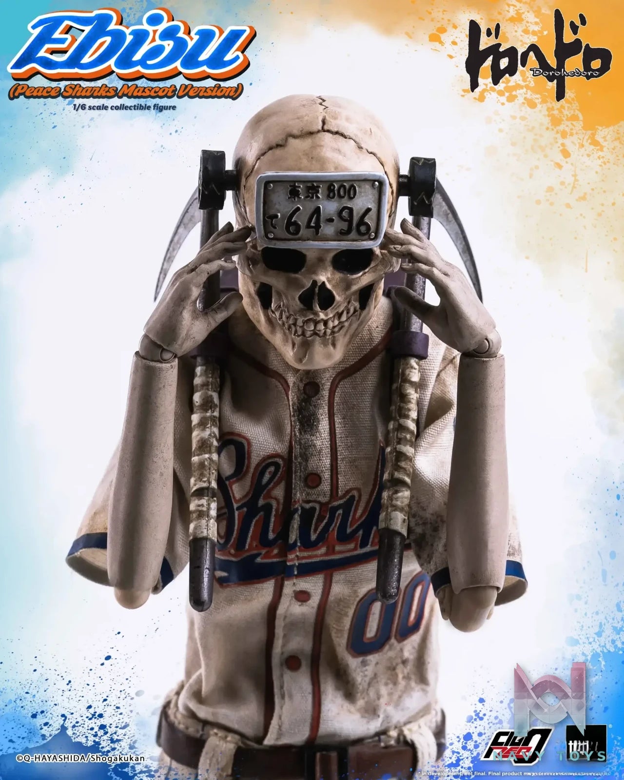 Threezero – Dorohedoro FigZero Ebisu (Peace Sharks Mascot Version) 3Z07150W0 (Licensed)