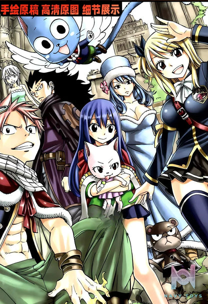 KALA HOME Studio – Fairy Tail Multiple Characters #01 3D Decorative Painting Fairy Tail