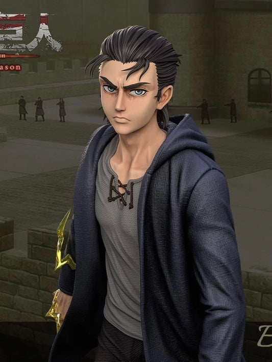 Eren Yeager & Pieck - Attack On Titan - Model Power Studio resin statue Model Power Studio anime figure