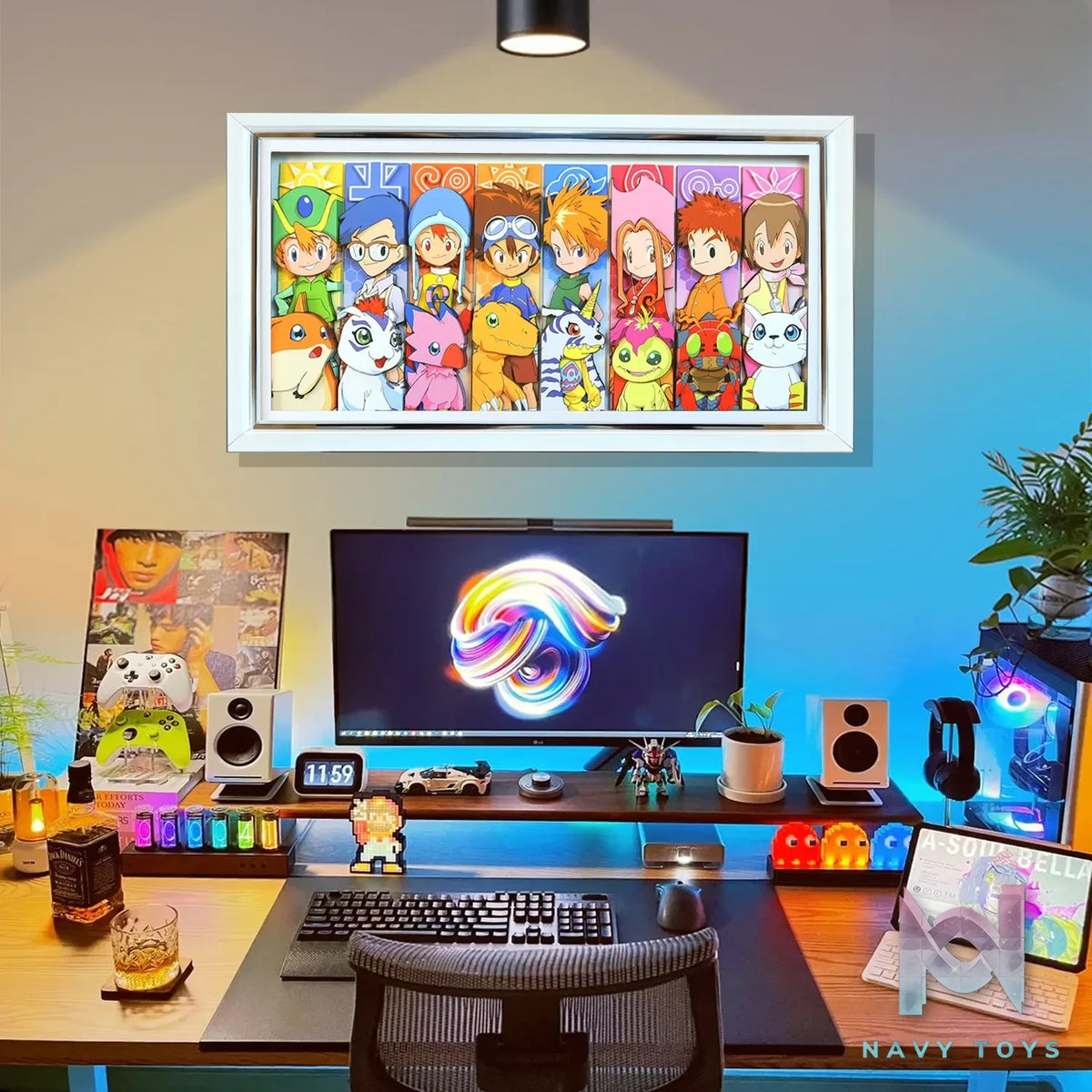 KALA HOME Studio – Digimon Multiple Characters #03 3D Decorative Painting Digimon