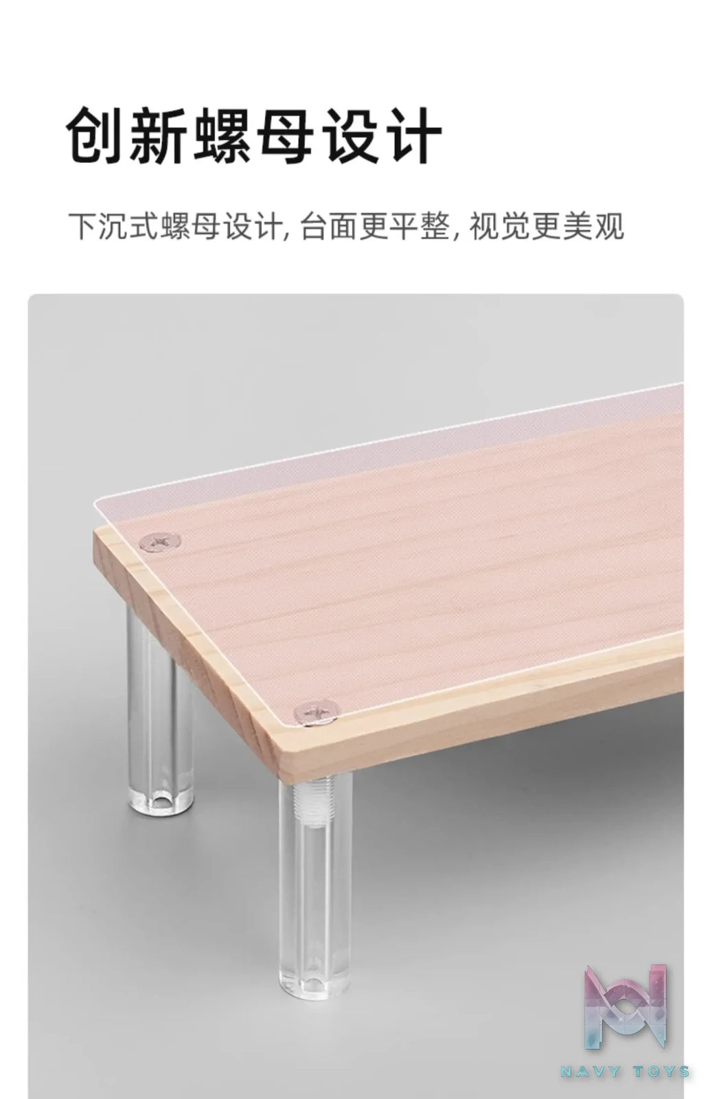 Showcase Factory – Acrylic Stair Display Stand for Nendoroids Blind Boxes Mini Figures