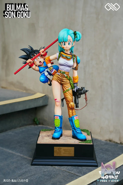 Infinite Studio – Dragon Ball Title page 40th Anniversary Series #2 Bulma & Goku