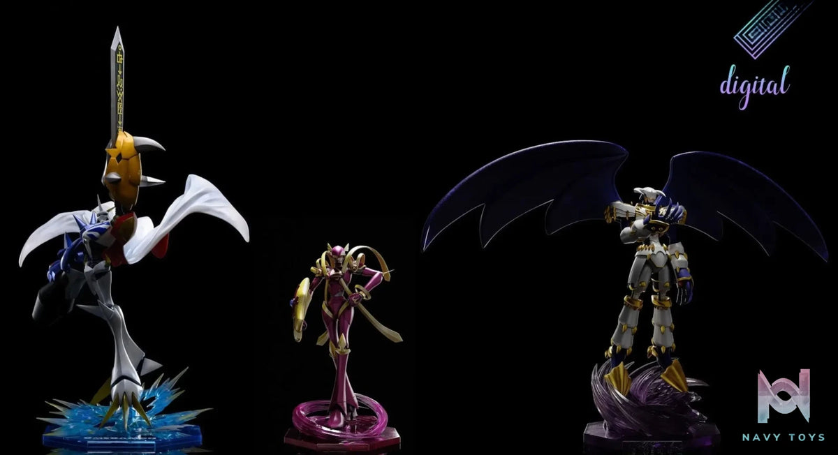 Digital Studio – Digimon Royal Knight Series Crusadermon and Dynasmon