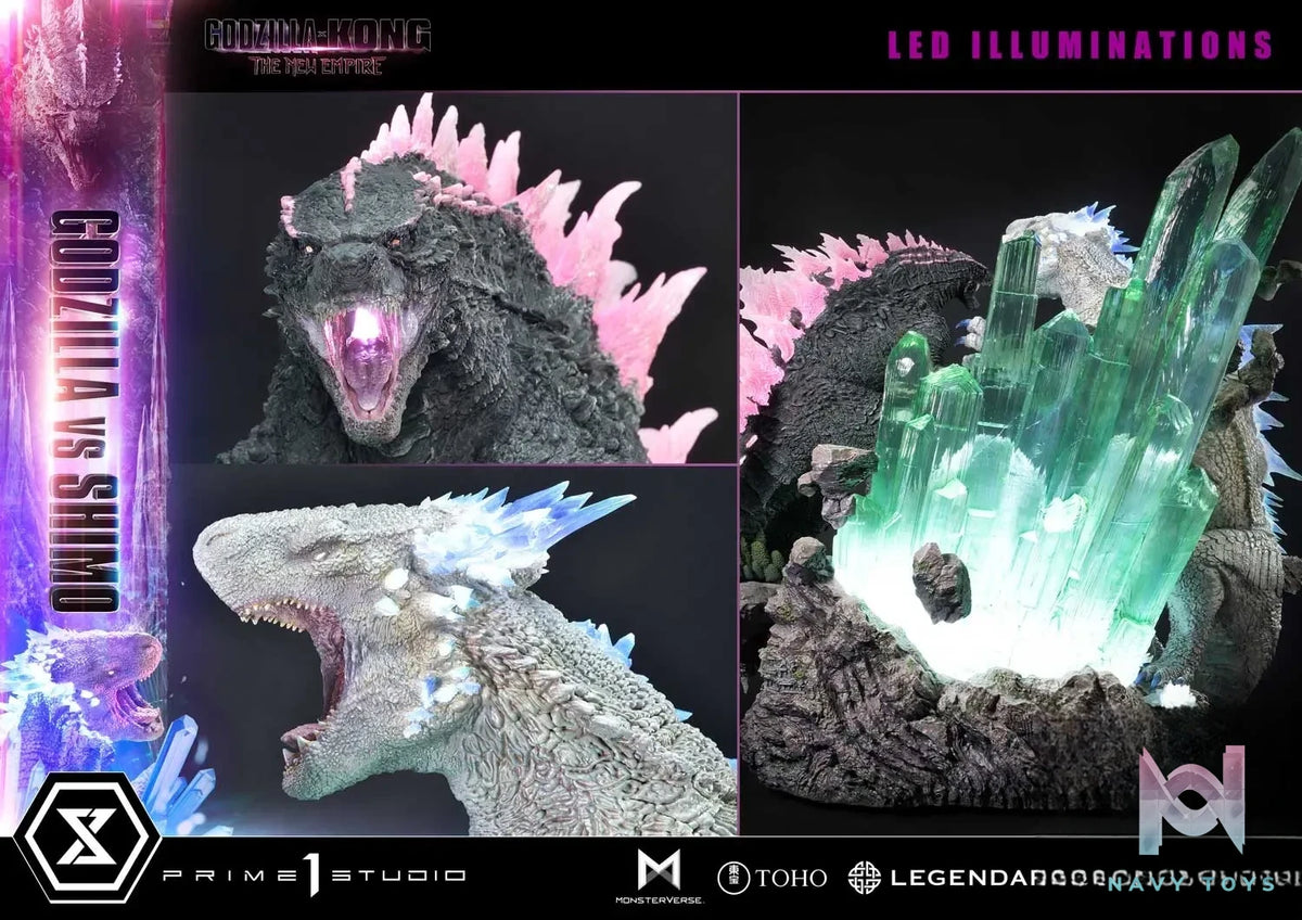Prime 1 Studio – Godzilla x Kong: The New Empire Godzilla vs Shimo UDMGXK-01 UDMGXK-01S (Licensed)