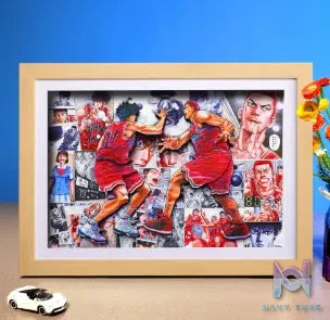 Yu Zhi Jiang Studio – Slam Dunk Multiple Characters Series #4 3D Decorative Painting Slam Dunk