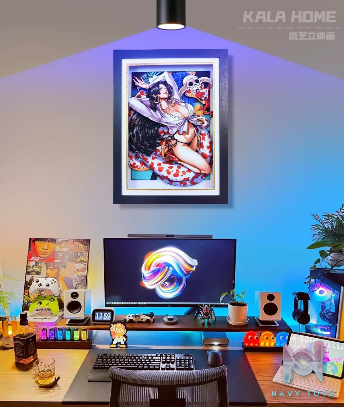 KALA HOME Studio – Boa Hancock 3D Decorative Painting One Piece