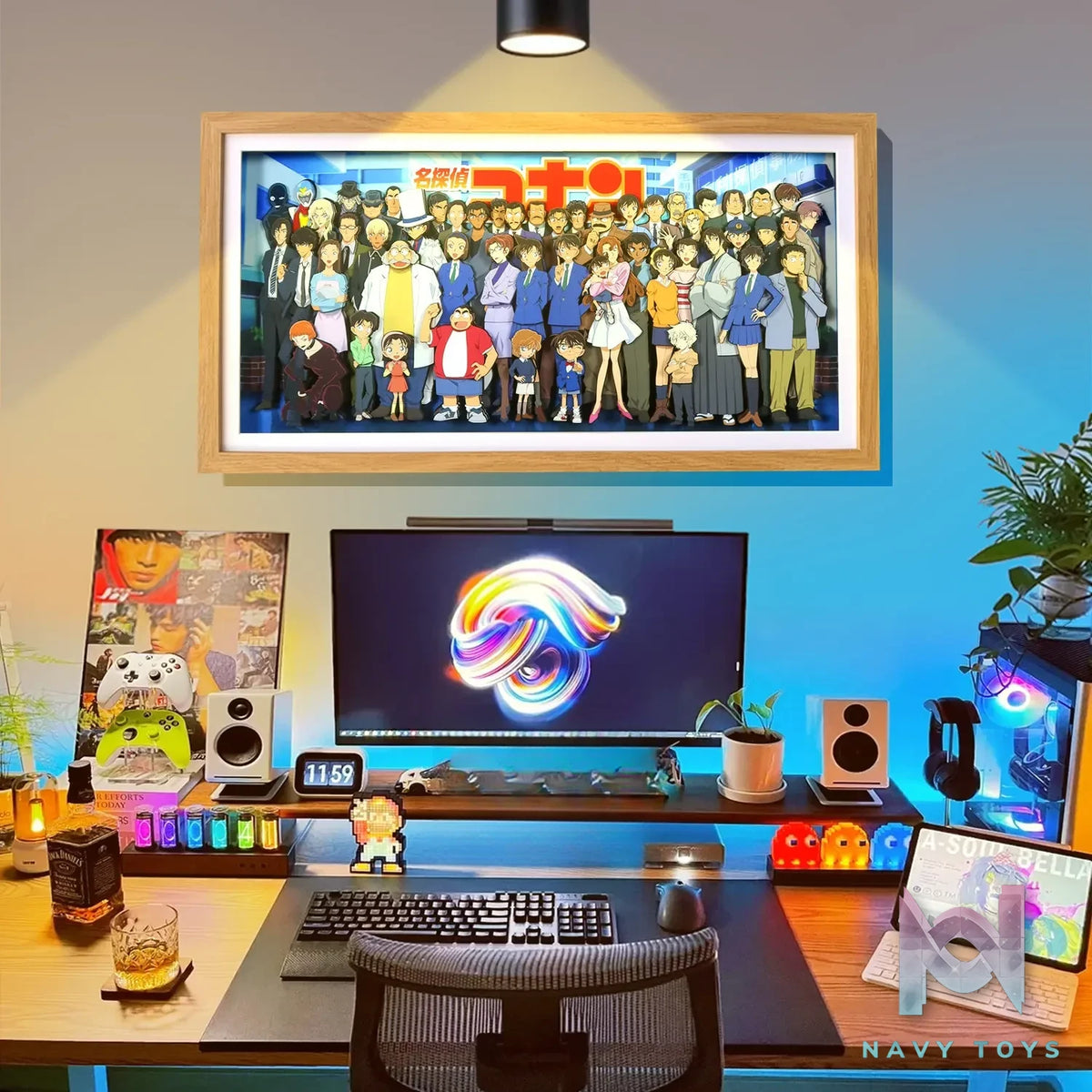 KALA HOME Studio – Detective Conan Multiple Characters #04 3D Decorative Painting Detective Conan
