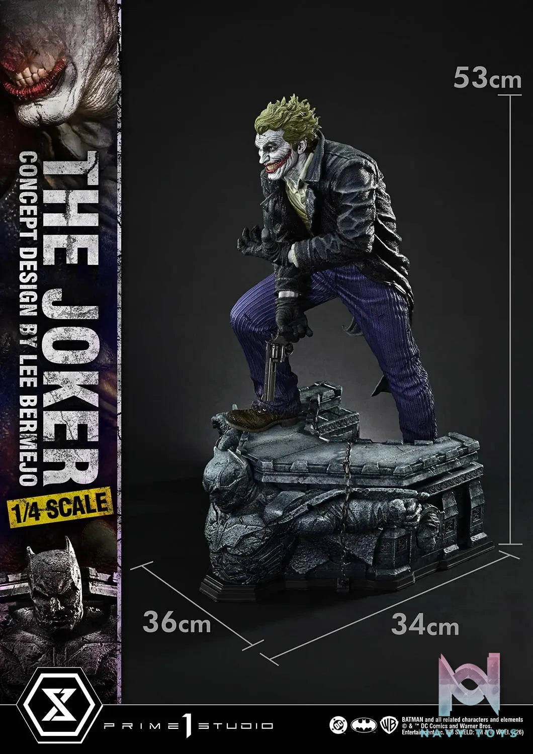 Prime 1 Studio – Ultimate Premium Masterline Batman (Comics) The Joker (Concept Design by Lee Bermejo) UPMDC-15 UPMDC-15DX UPMDC-15DXS (Licensed)