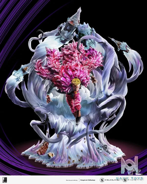 LAST SLEEP Studio - One Piece JOKER Donquixote Doflamingo resin statue Navy Toys anime figure