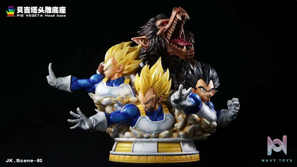 JacksDo Studio – Dragon Ball Vegeta Head Sculpture Base