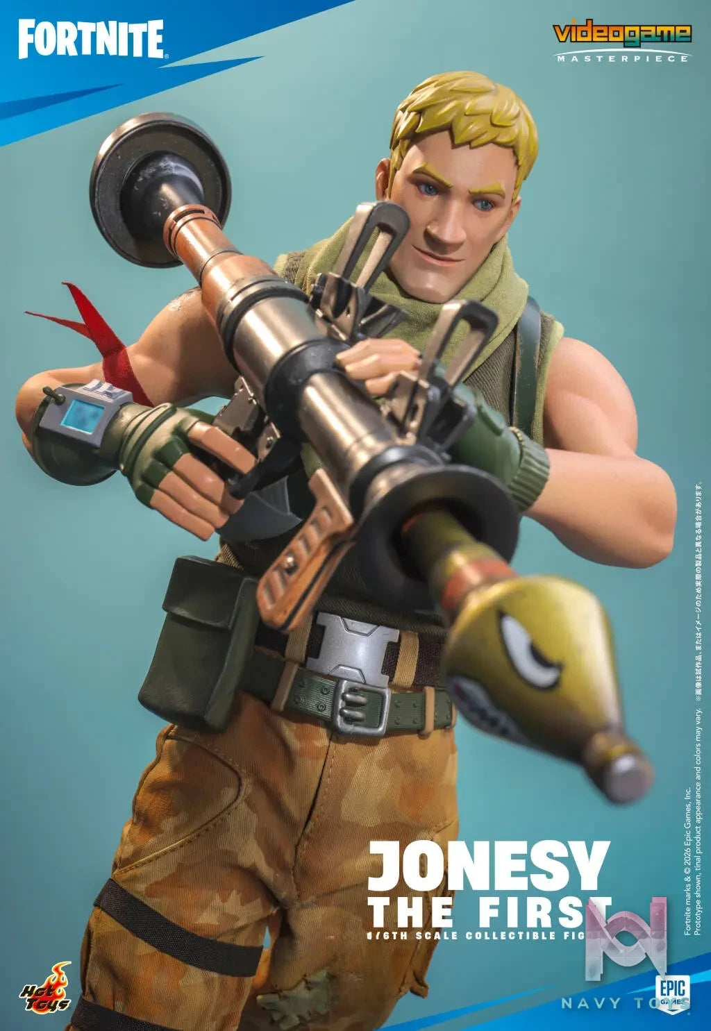 Hottoys – Fortnite Jonesy The First 1/6th scale Collectible Figure VGM85 (Licensed)