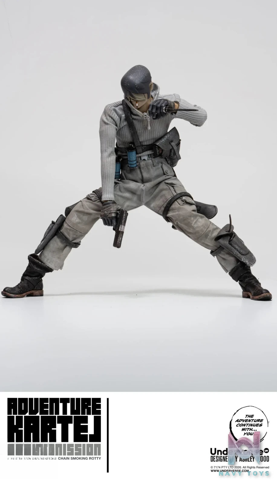 UNDERVERSE – Adventure Kartel 1/6 Series Cold Bugger Adventure Merde Action Figure (Licensed)