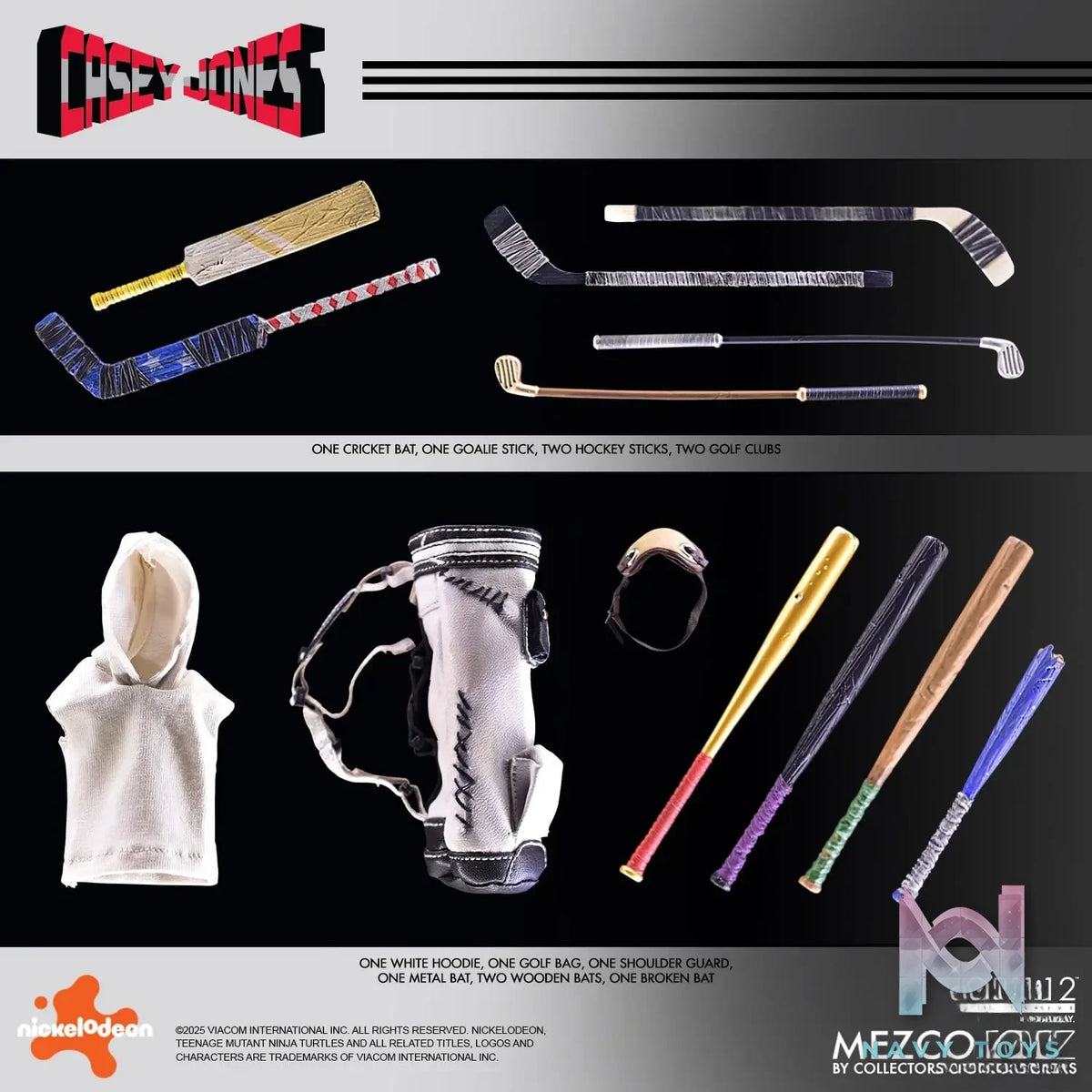 Mezco Studio – 1/12 Teenage Mutant Ninja Turtles – Casey Jones Figure (Licensed)