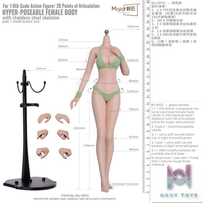 Mojoy Studio – 1/6 Slender Girlish Figure Bodies MJ-AF01 MJ-AF02 (Licensed)
