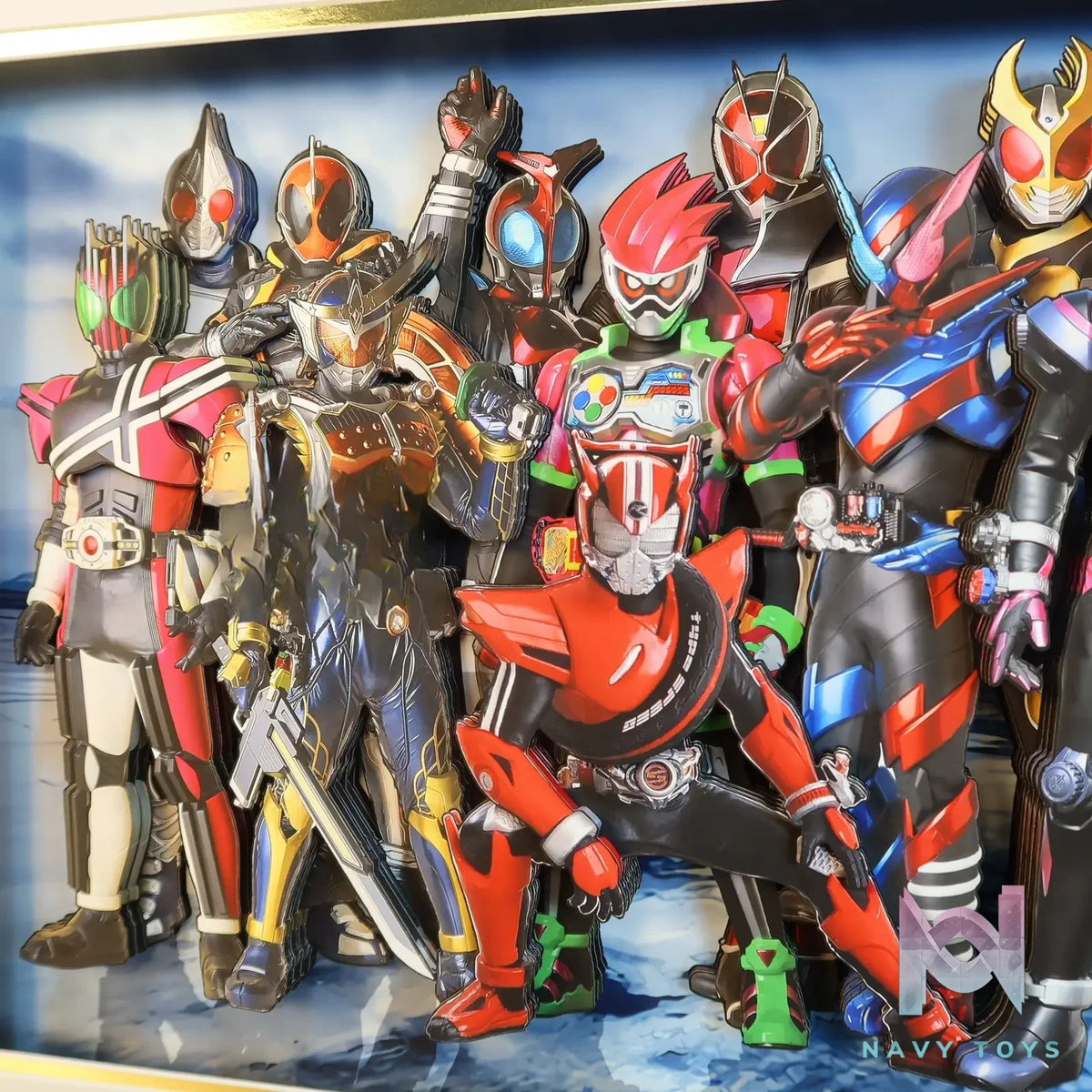 KALA HOME Studio – Kamen Rider Multiple Characters #01 3D Decorative Painting Kamen Rider