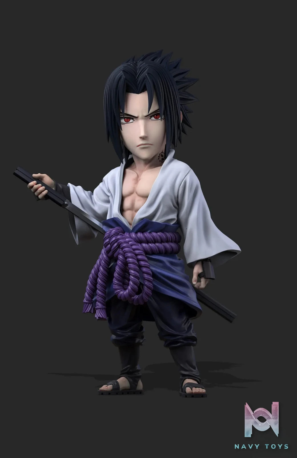 Power Studio – Naruto White clothes Uchiha Sasuke