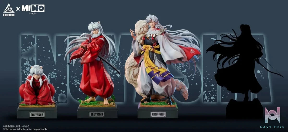 Mimo Studio & Exorcism Studio - Inuyasha Sesshoumaru Statue resin statue Navy Toys anime figure
