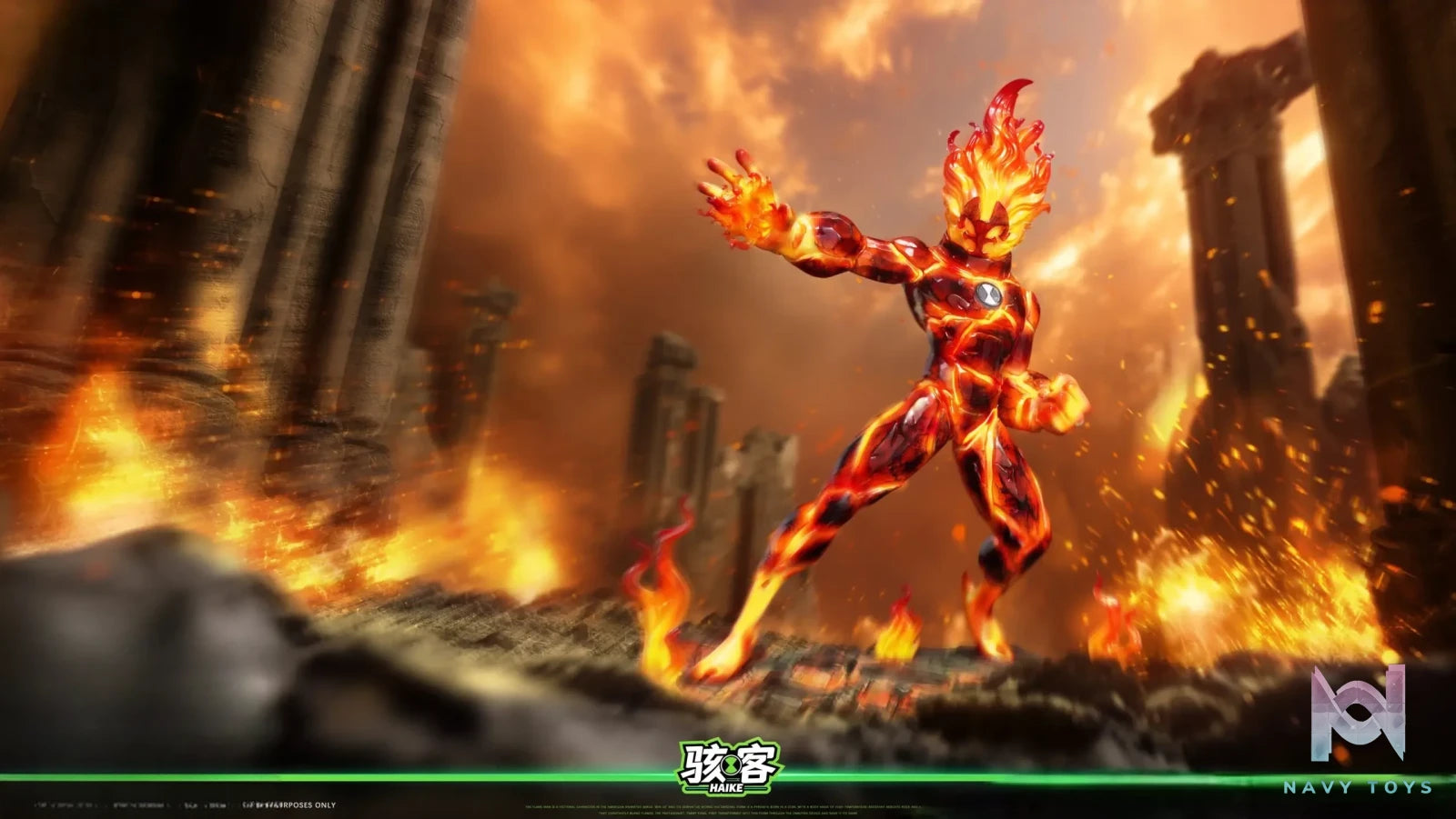 HAIKE Studio – Heatblast Ben 10