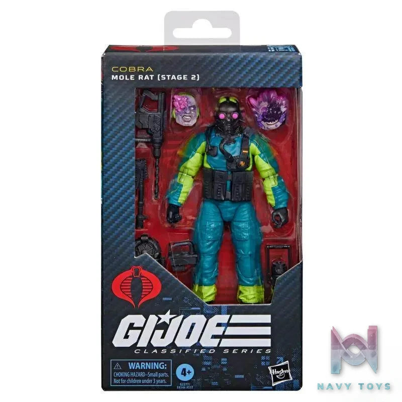 Hasbro Studio – Classified: G.I. Joe Series 6-inch Mole Phase II Action Figure (Licensed)