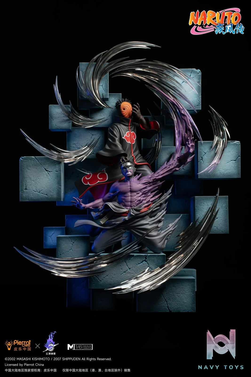 Pickstar Studio – “Naruto” Official License Uchiha Madara (Tobi) 1/6 Statue (Licensed)
