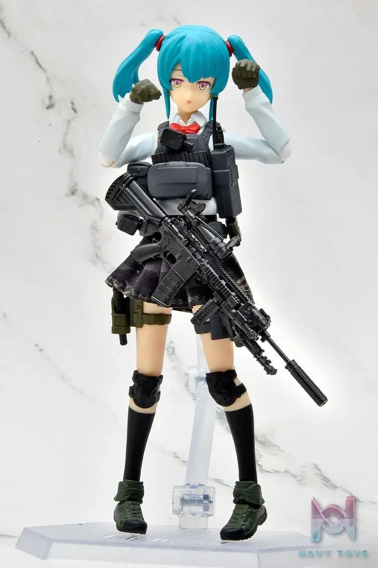 Tomytec – figma LittleArmory Armed JK: Variant D2 X E2 X F2 X figmaPLUS LittleArmory Armed JK Variant Loadout Set 4, Code: URBEX (Licensed)