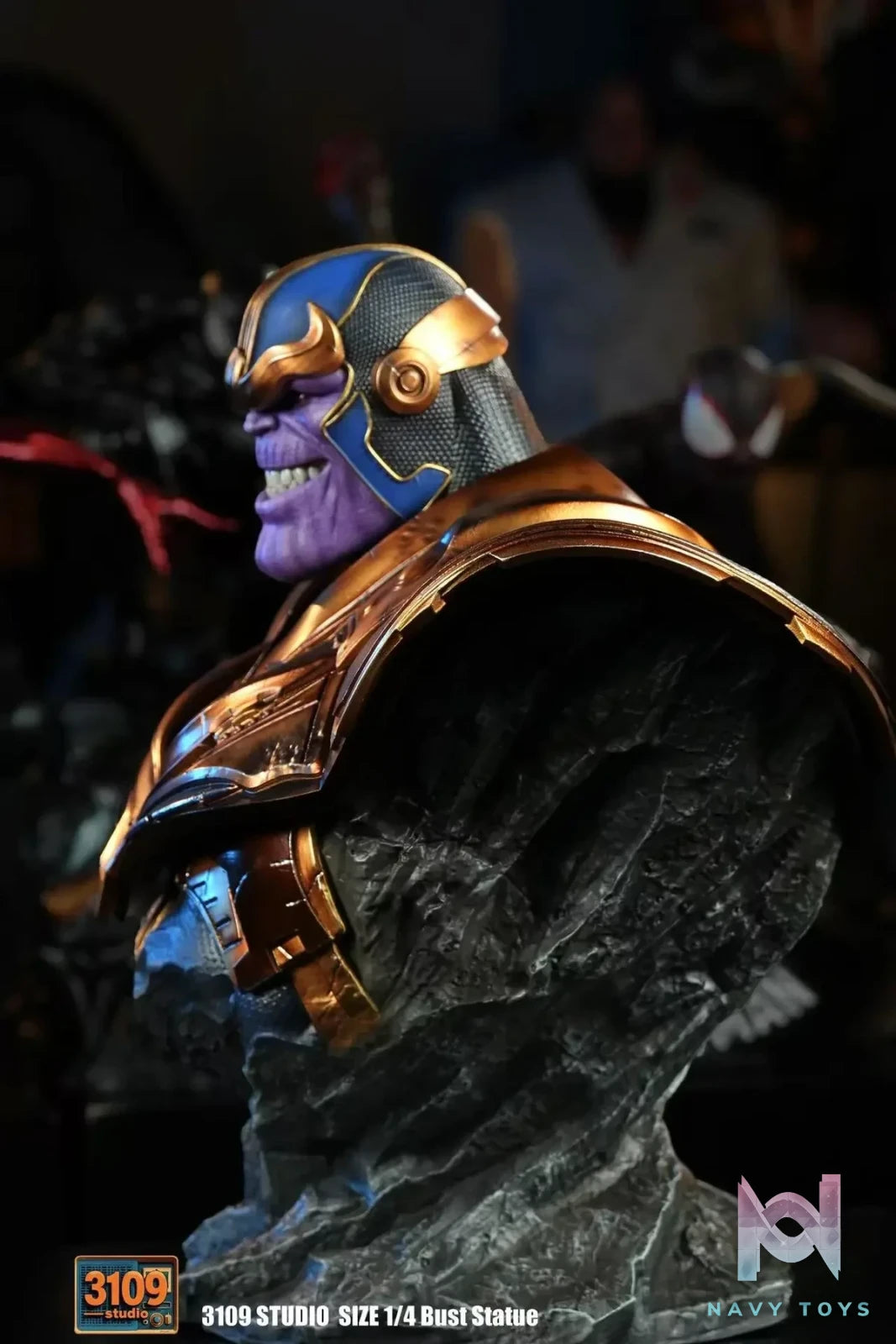 3109 Studio - Marvel Thanos Bust resin statue Navy Toys anime figure