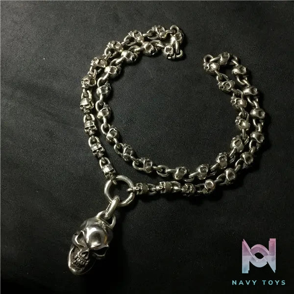 Raven Studio (silver jewelry) – Exclusive Design Small Skull Trophy Necklace Original