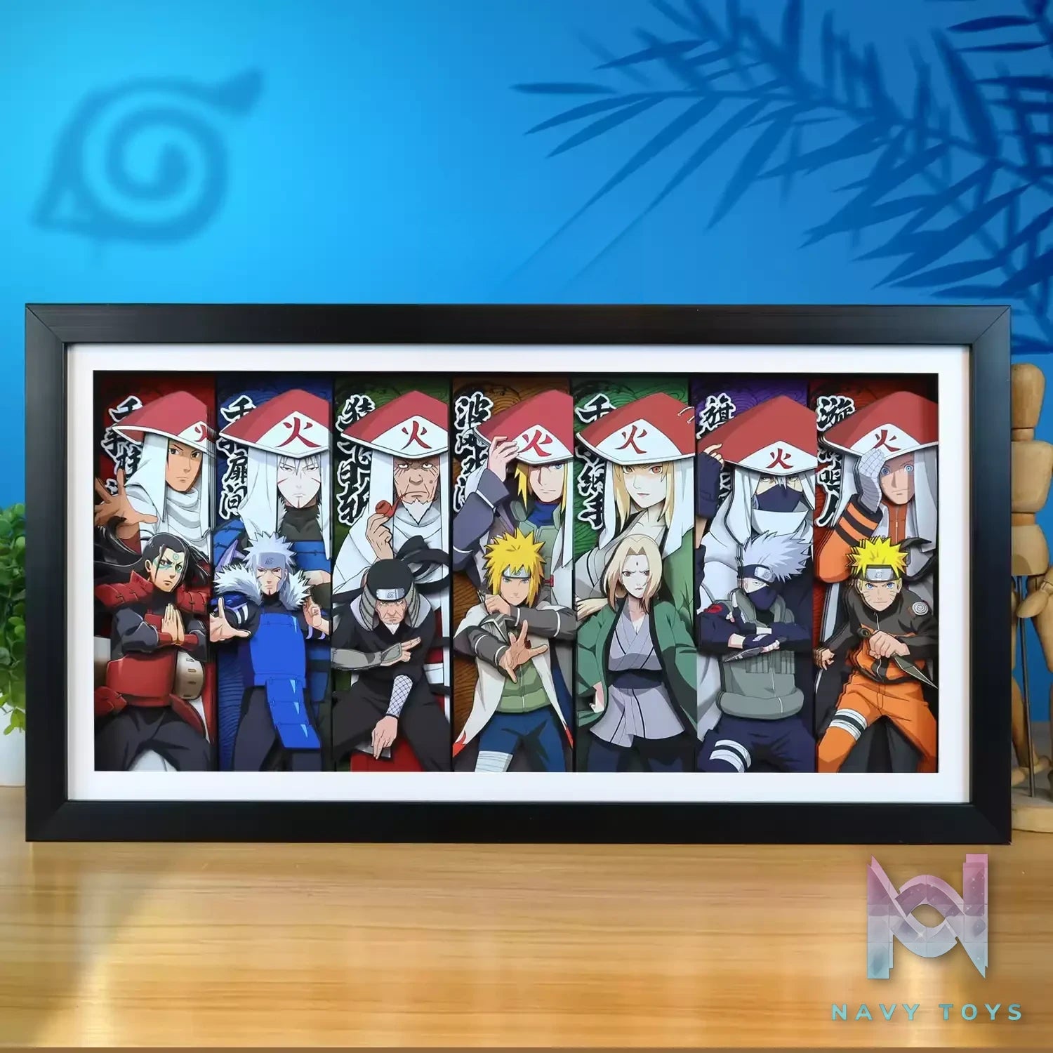 KALA HOME Studio – Naruto Multiple Characters #01 3D Decorative Painting Naruto
