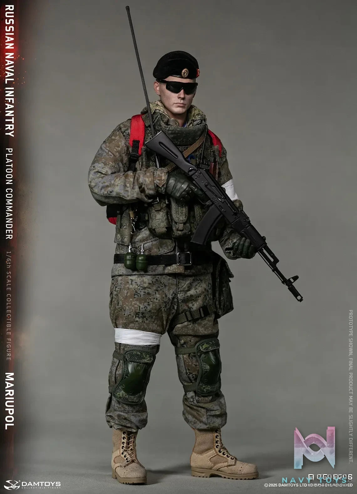 DAMTOYS – 1/6 RUSSIAN NAVAL INFANTRY COMMANDER MARIUPOL NO.78111 (Licensed)