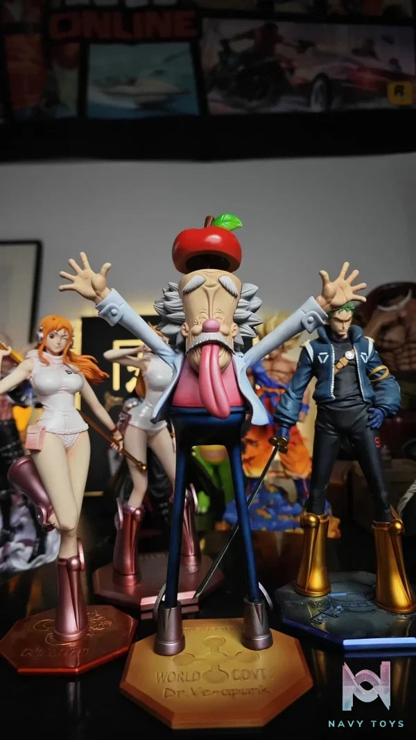 Long Hu Studio - One Piece DR.Vegapunk resin statue Navy Toys anime figure