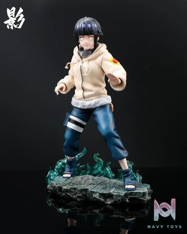 YING Studio - Naruto Childhood Series 1: Little Hinata Hyuga resin statue Navy Toys anime figure