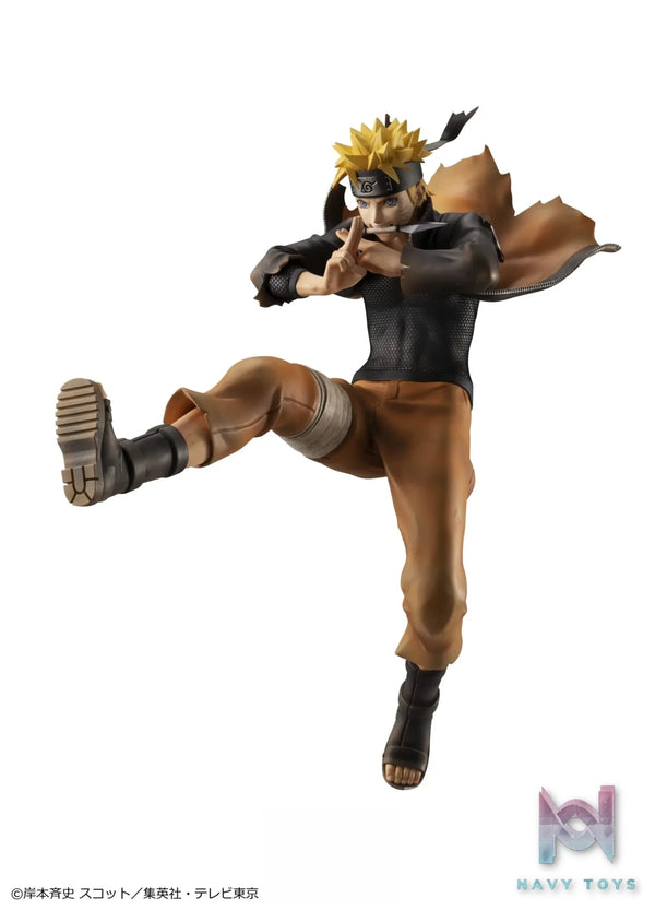Megahouse – G.E.M. Series NARUTO Shippuden Naruto Uzumaki Shinobi World War Ver. Complete Figure (Licensed)