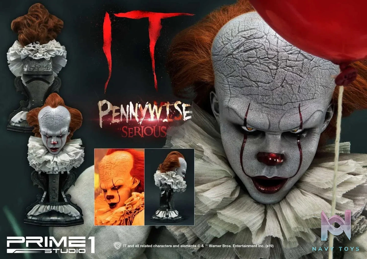 Prime 1 Studio – High Definition Bust IT (Film) Pennywise Head HDBIT-01 HDBIT-02 HDBIT-03 HDBIT-ALL (Licensed)