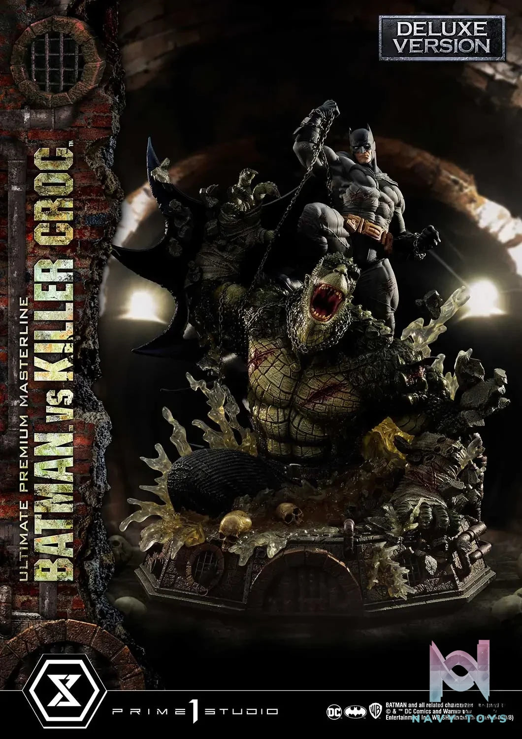 Prime 1 Studio – Ultimate Premium Masterline Batman (Comics) Batman Versus Killer Croc UPMDC-07 UPMDC-07DX UPMDC-07DXS (Licensed)