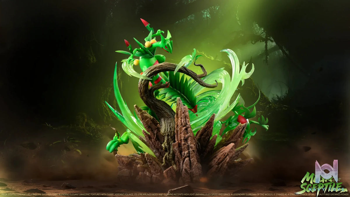 Sylph Studio – Evolution Series Sceptile Family Pokémon