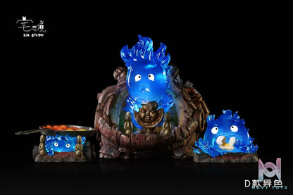 ZJB Studio – Howl’s Moving Castle Hayao Miyazaki Desktop Series Castle Calcifer