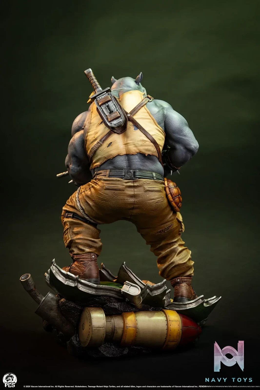 Premium Collectibles Studio – TMNT Legends Rocksteady 1/3 Scale Statue (Licensed)