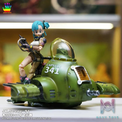 JacksDo Studio – Dragon Ball Bulma 341 aircraft GK model