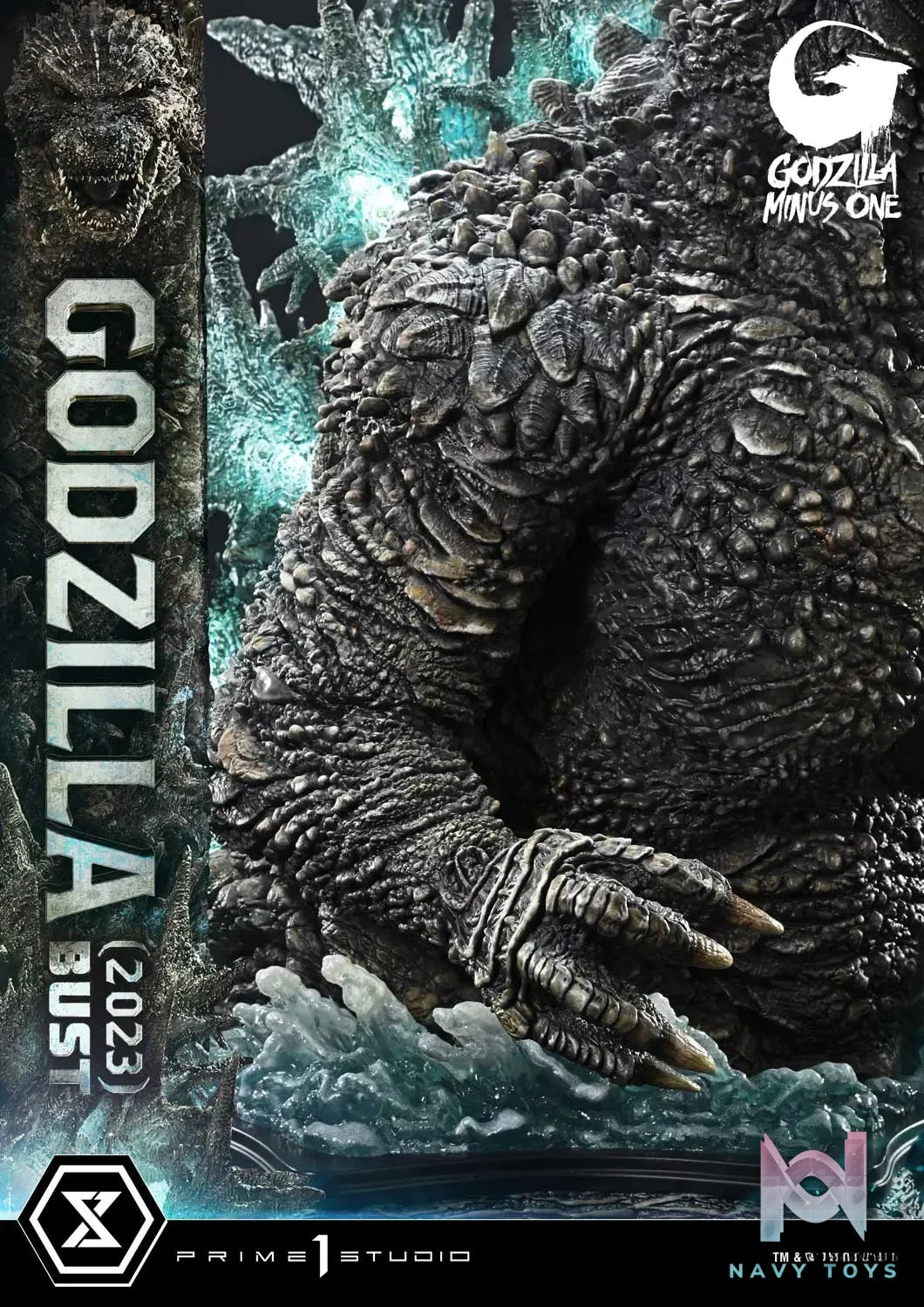 Prime 1 Studio – Life Size Bust GODZILLA MINUS ONE (Film) Godzilla (2023) LSGMO-01 LSGMO-01S (Licensed)