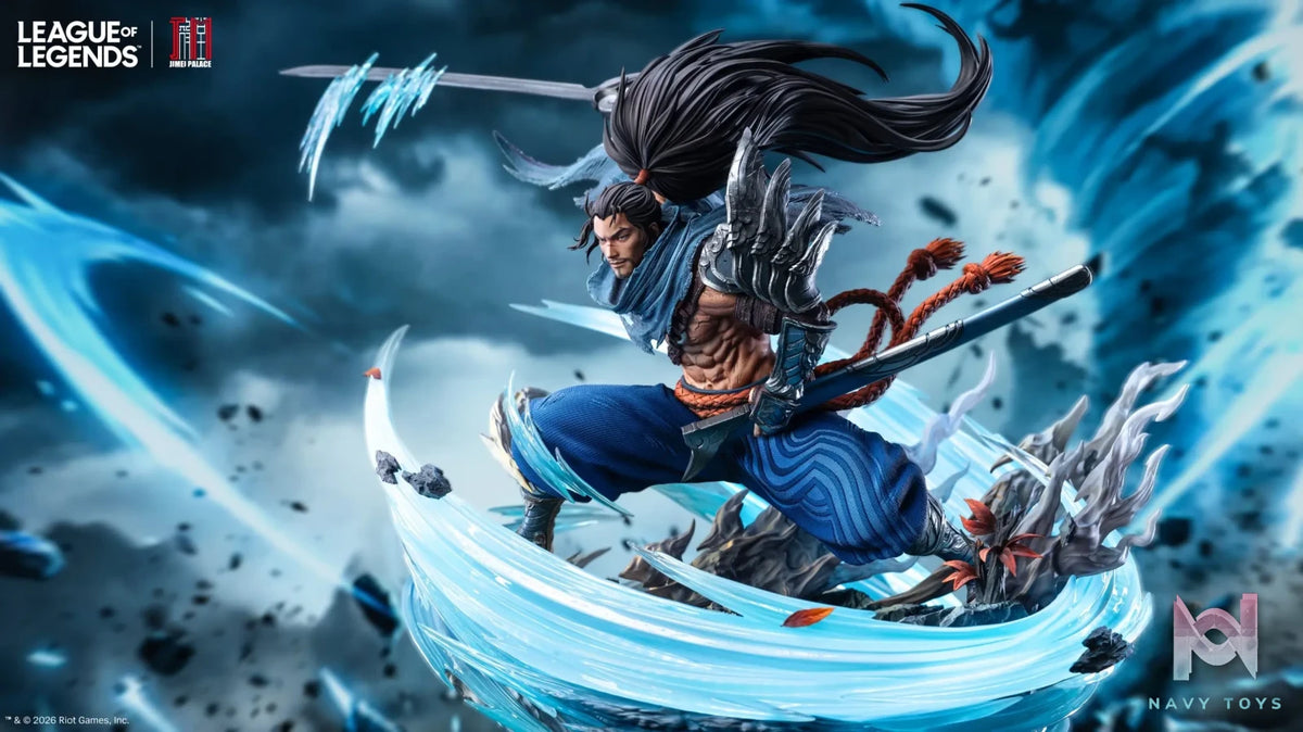 JIMEI PALACE Studio – League of Legends Yasuo The Unforgiven Scale Statue (Licensed)