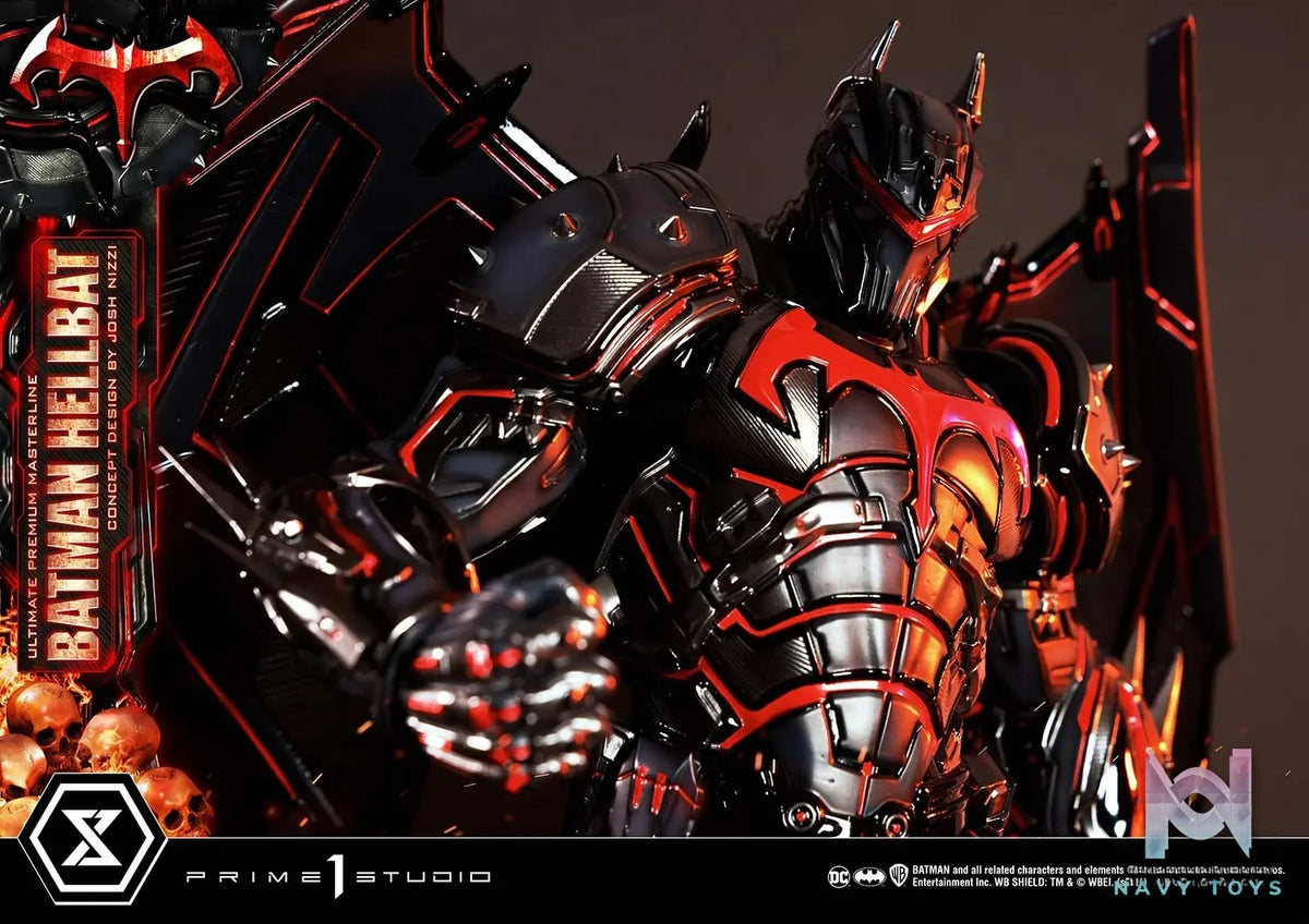 Prime 1 Studio – Ultimate Premium Masterline Batman (Comics) Batman Hellbat Concept Design by Josh Nizzi UPMDC-06 UPMDC-06DX UPMDC-06DXS (Licensed)