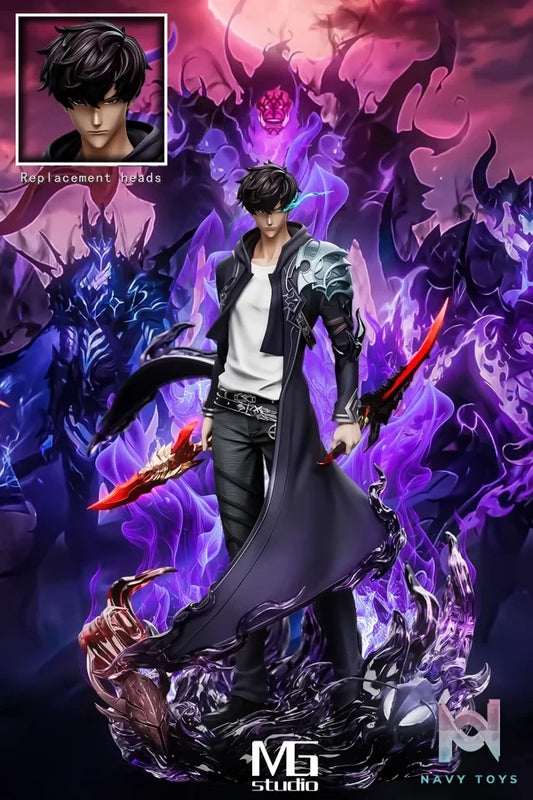 MG Studio - Solo Leveling Sung Jinwoo resin statue Navy Toys anime figure