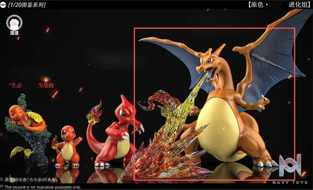 Wang Wang Studio – Charizard Evolution Set Pokémon