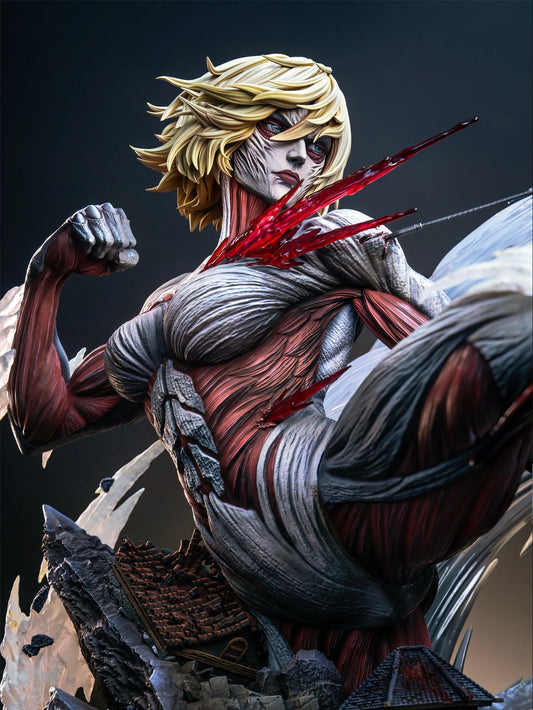 Mikasa vs Female Titan - Attack on Titan - Hertz Studio resin statue Hertz studio anime figure