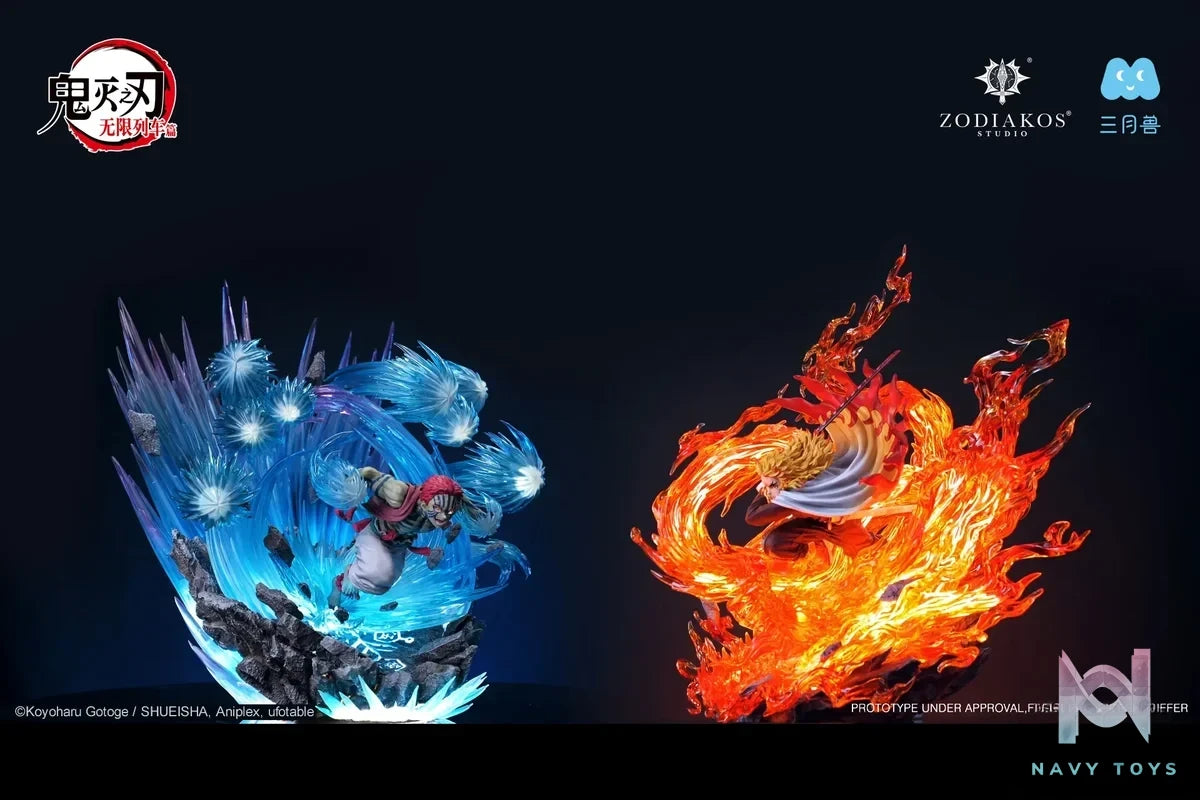 Zodiakos Studio & San Yue Shou Studio - Demon Slayer Akaza (Licensed) resin statue Navy Toys anime figure