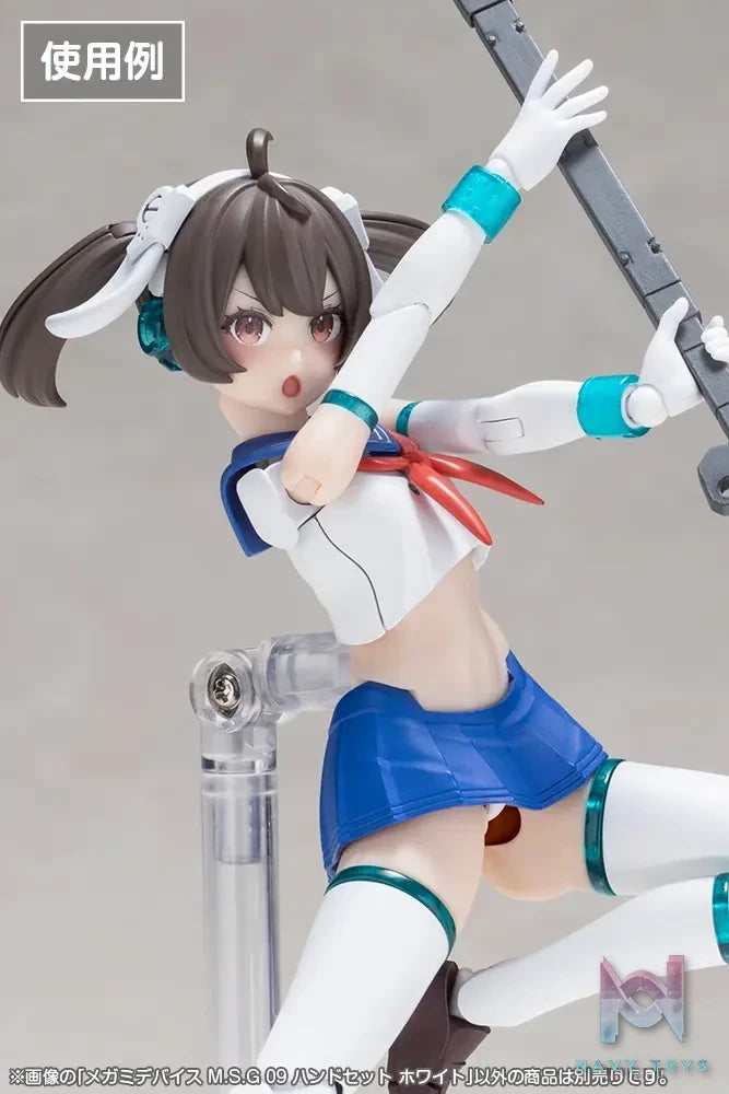 Kotobukiya – Megami Device M.S.G 09 Hand Set White X Black (Licensed)