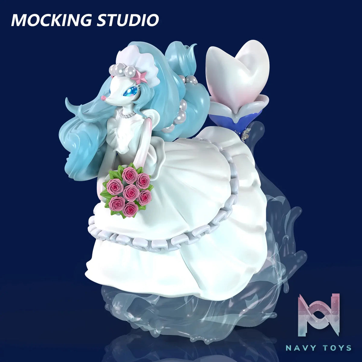 Zhu Yi Wan Jia Studio – Pokémon Bride Series Wedding Dress Primarina