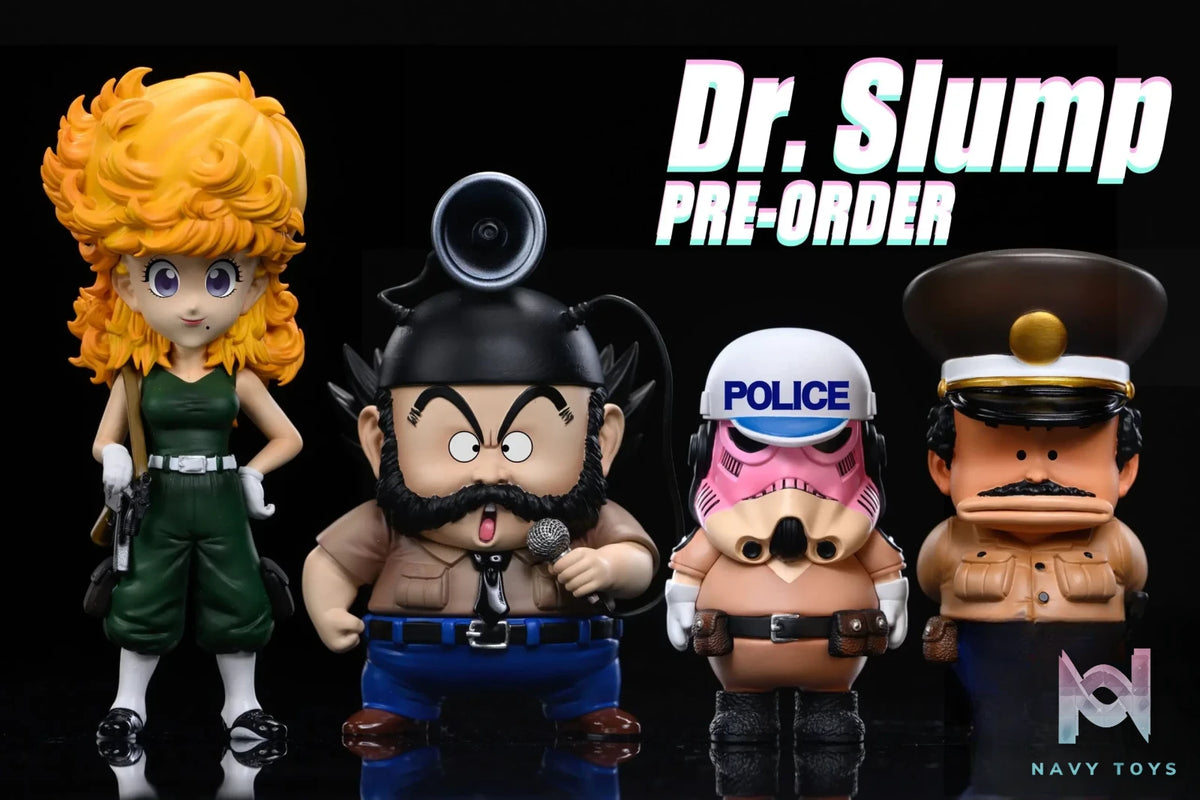LeaGue Studio – Dr. Slump Penguin Village Black Policeman