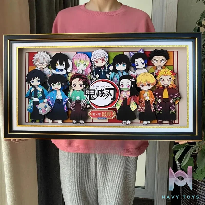 KALA HOME Studio – Demon Slayer Multiple Characters #05 3D Decorative Painting